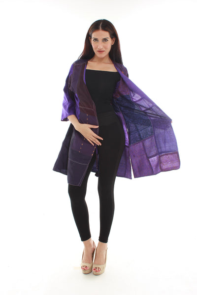 Purple 2024 shrug jacket