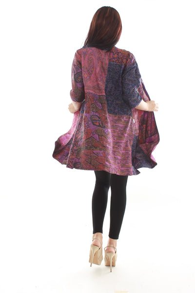 Silk Zen Jacket (Pink)